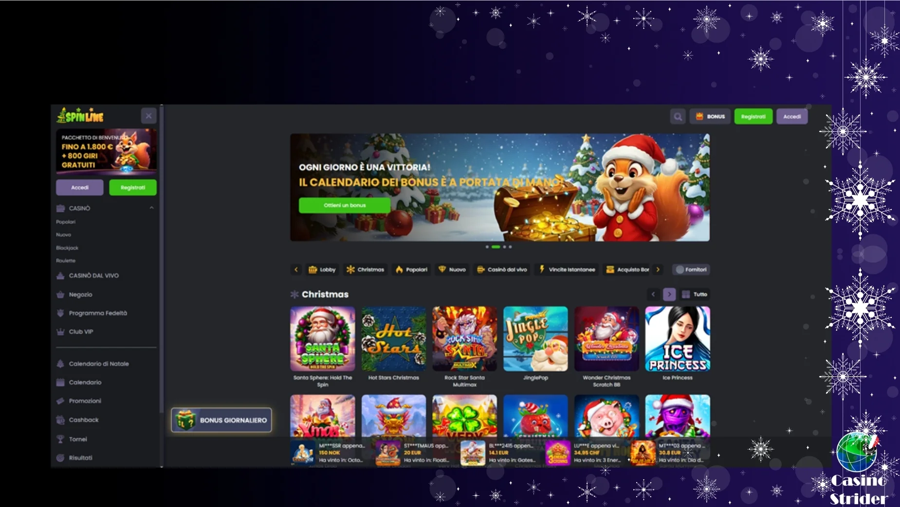 SpinLine Casino Online Sicuri Soldi Veri