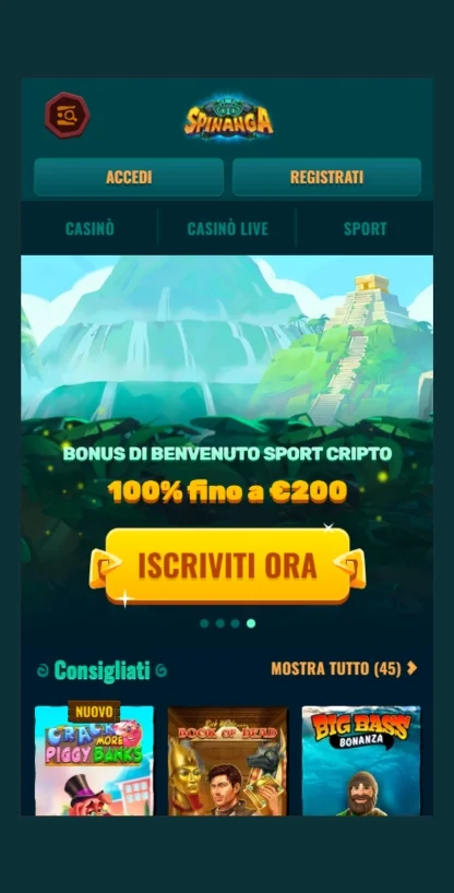 Vai sul online sito