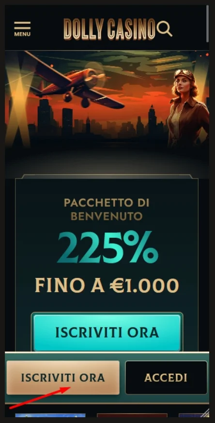 Apri il modulo di registrazione