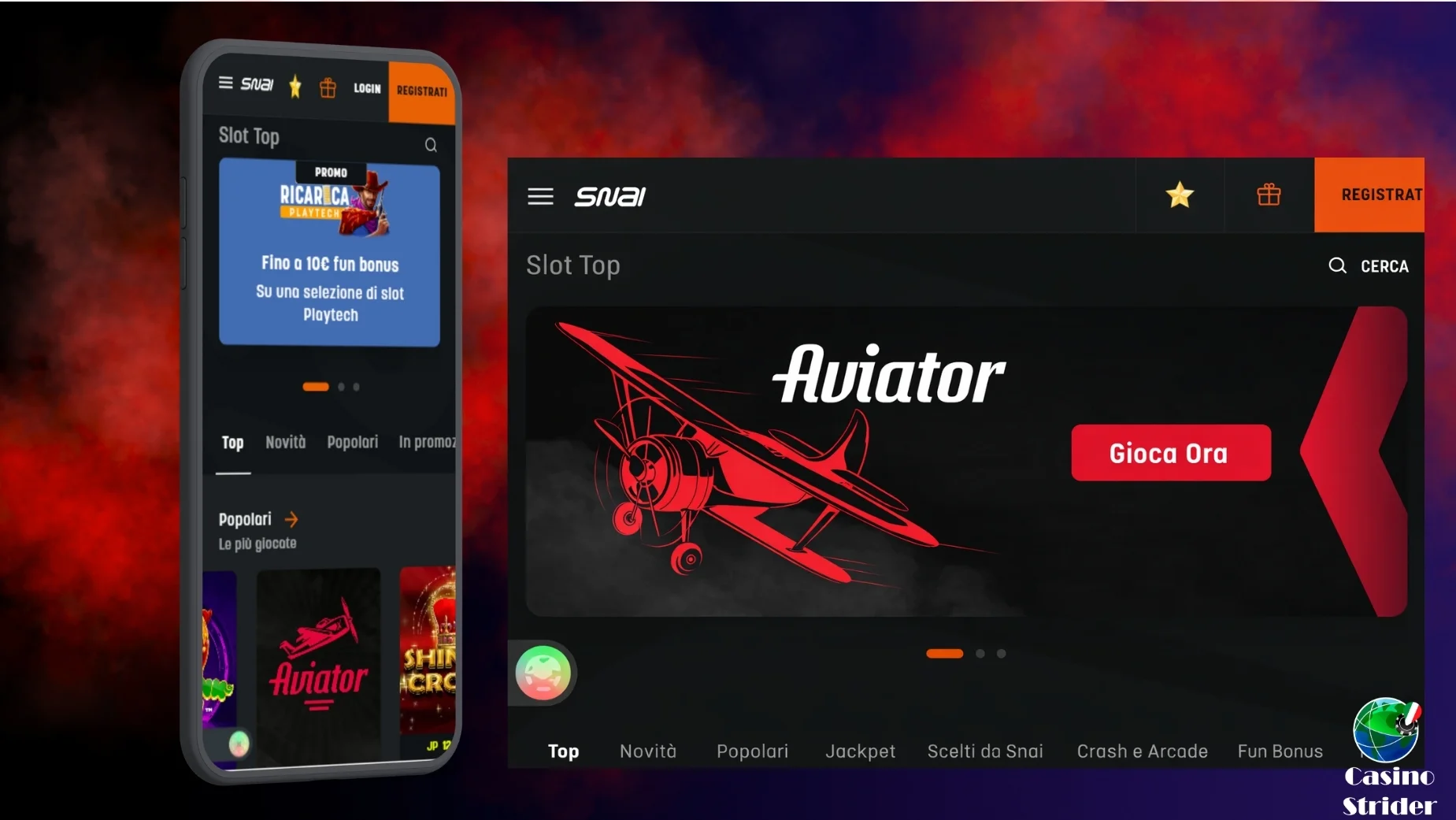 Snai Casinò Aviator