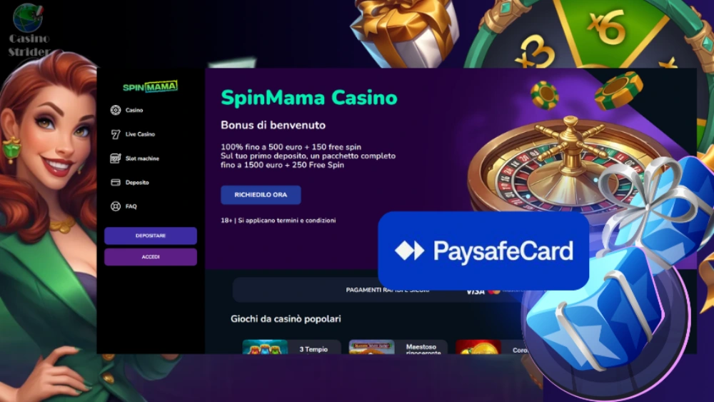 Bonus di benvenuto paysafecard