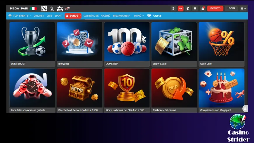 Bonus Megapari Casino