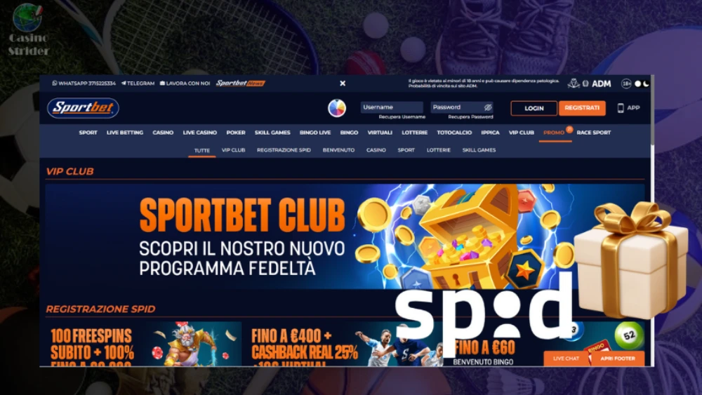 Bonus Senza Deposito spid