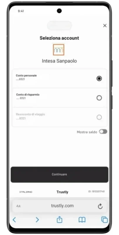 effettua il pagamento