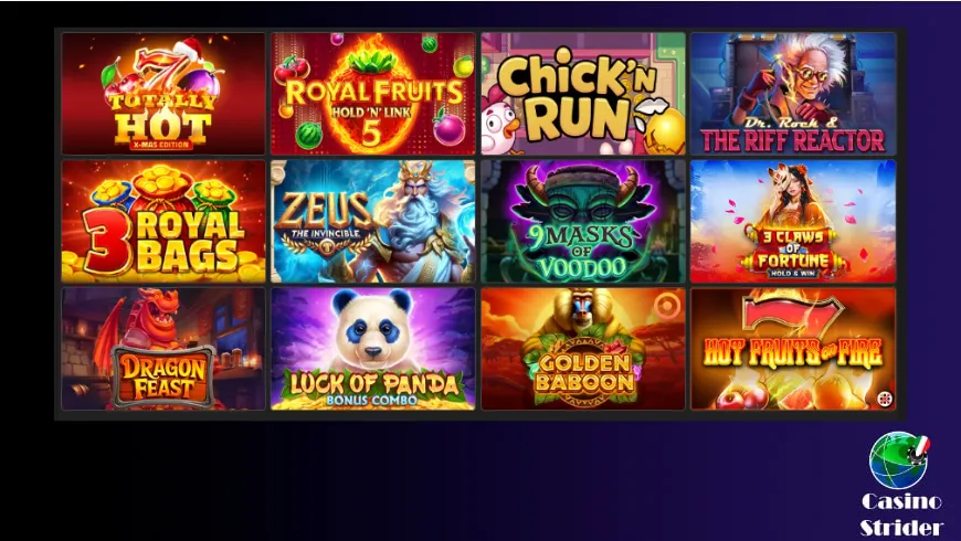 Giochi disponibili nel Casino online