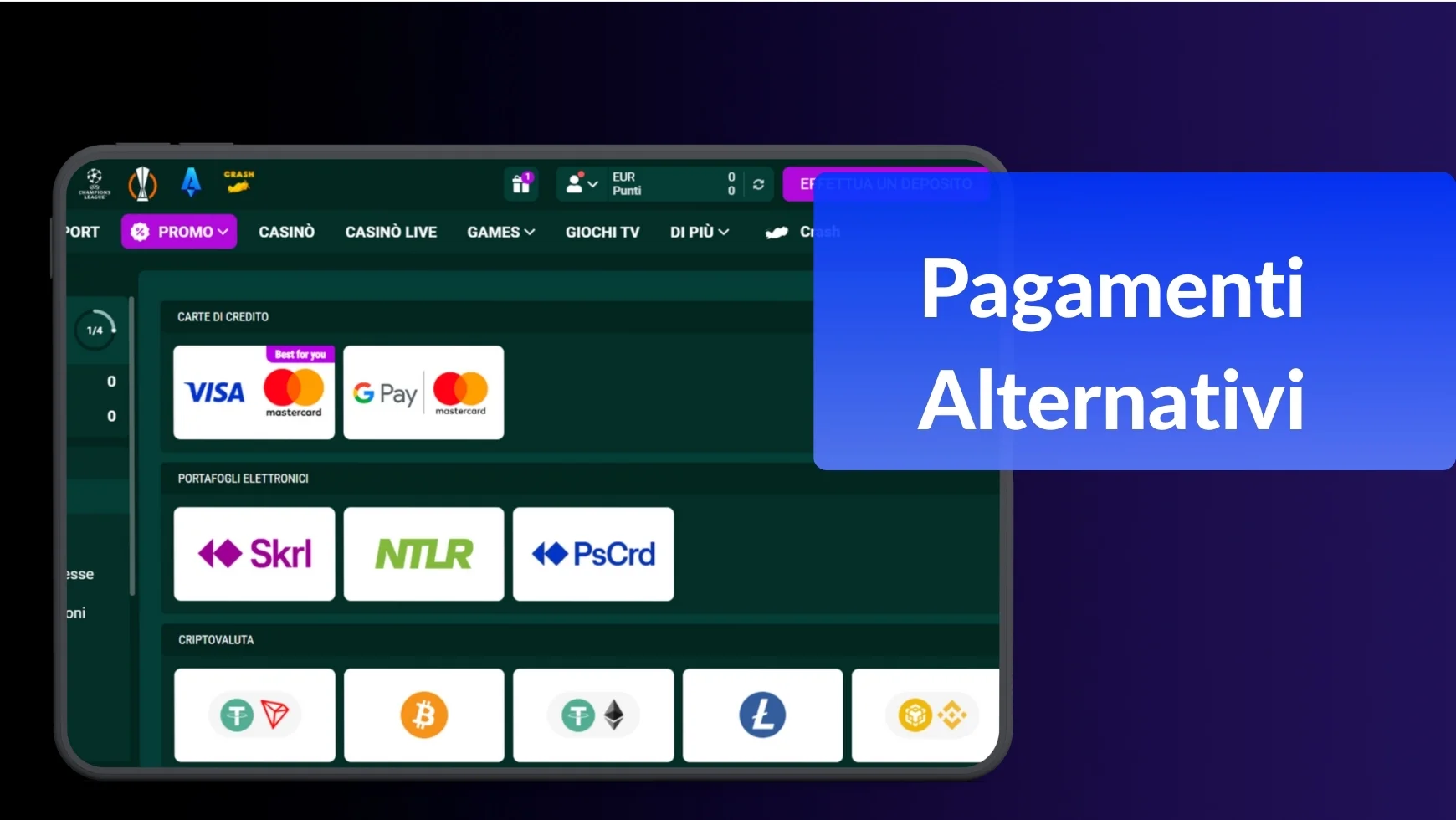 Metodi di Pagamento Alternativi