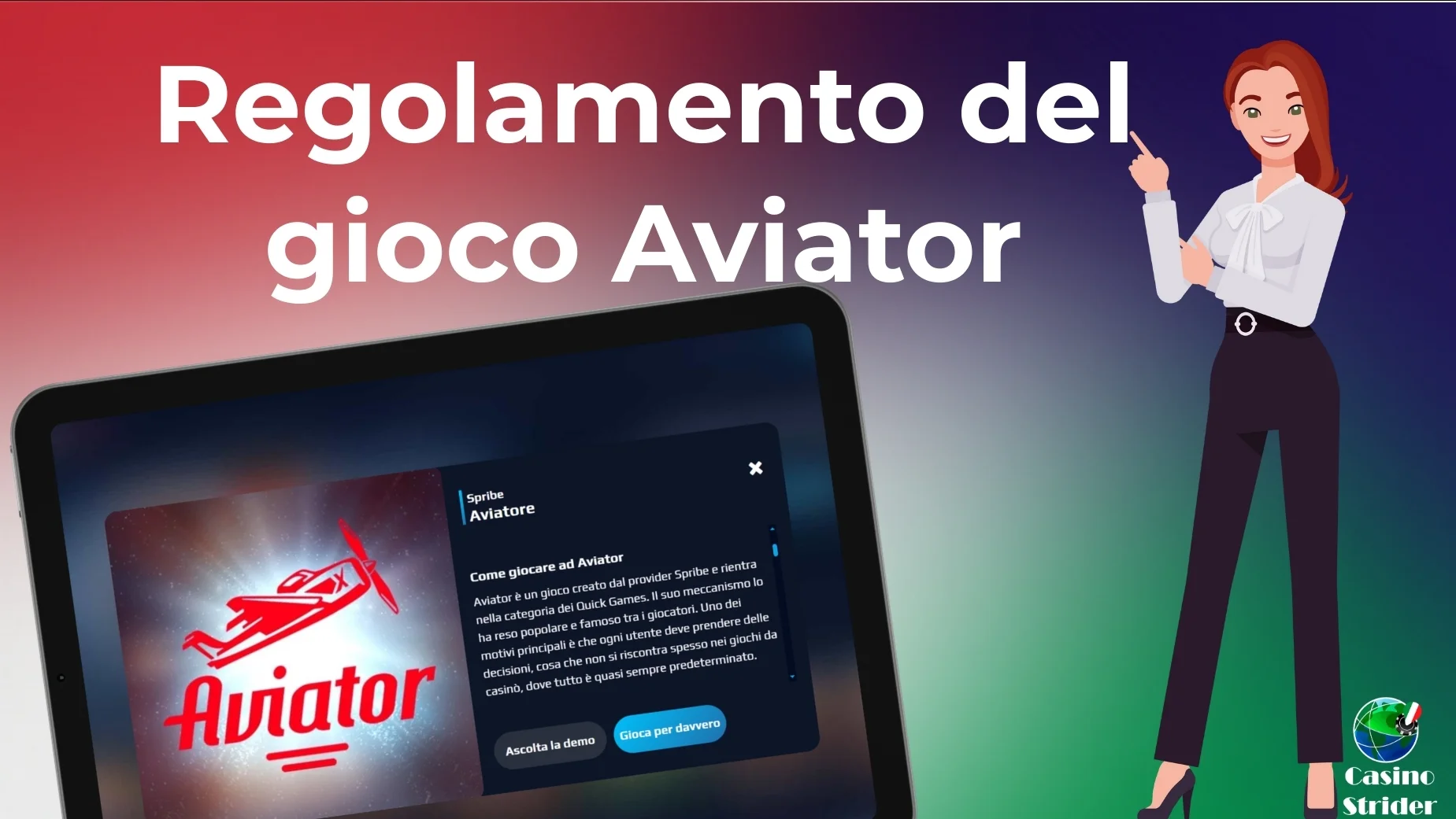 Regolamento del gioco Aviator