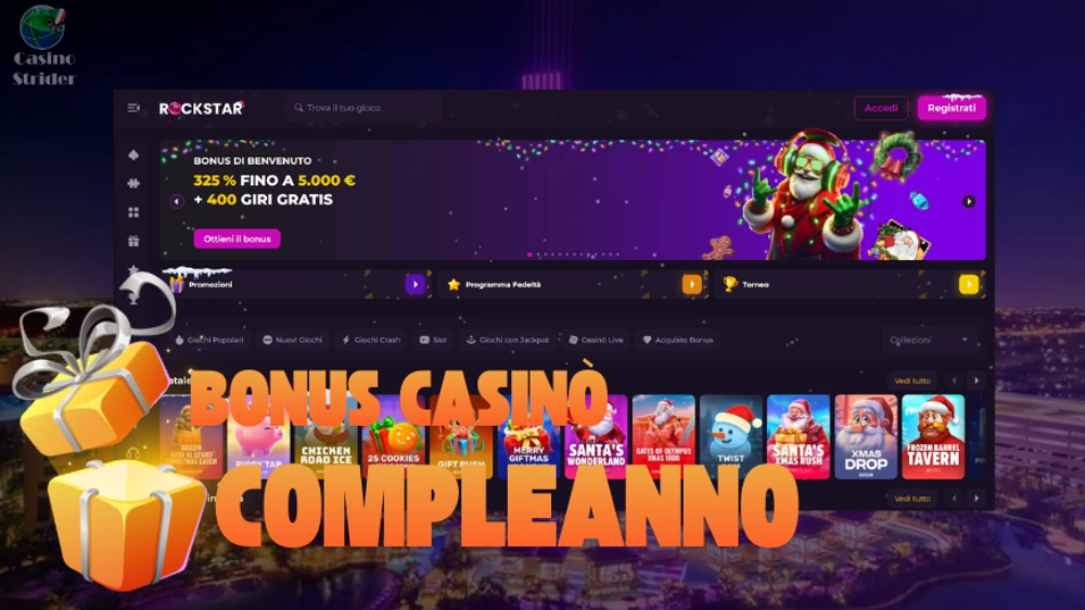 rockstar Bonus Compleanno