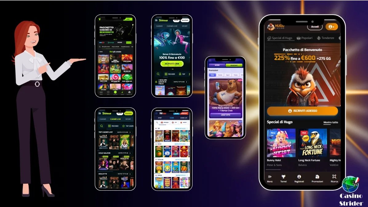 Alternative a Hugo con casinò online simili