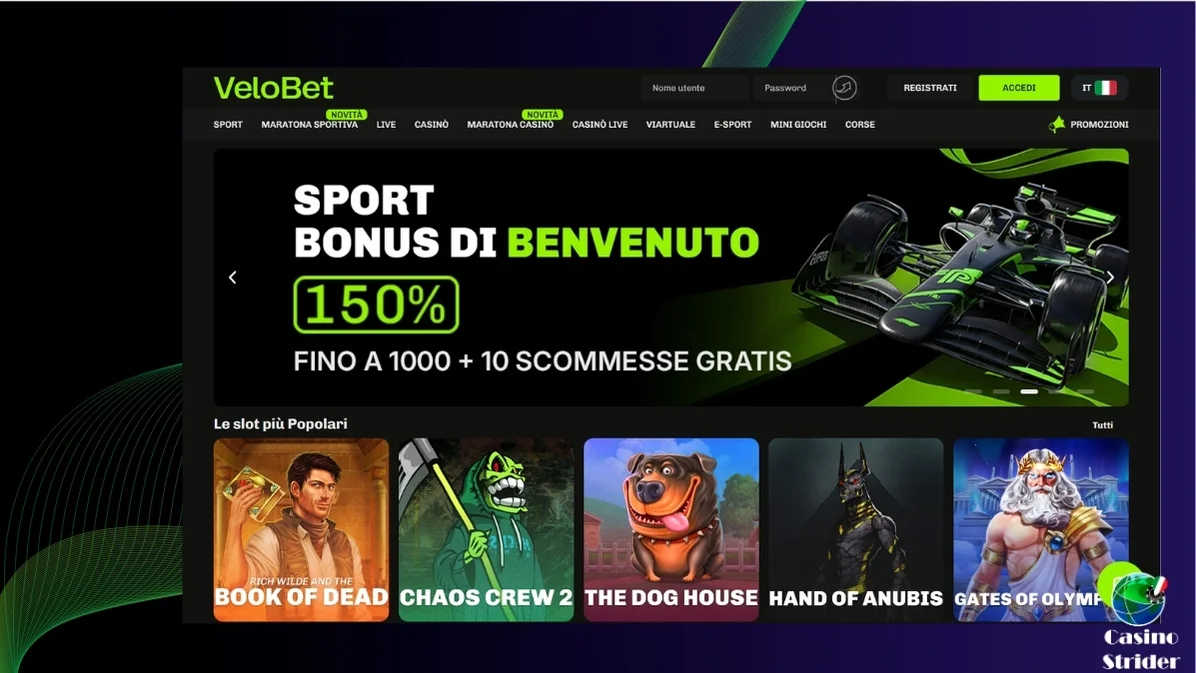 Informazioni Generali su Velobet Casinò