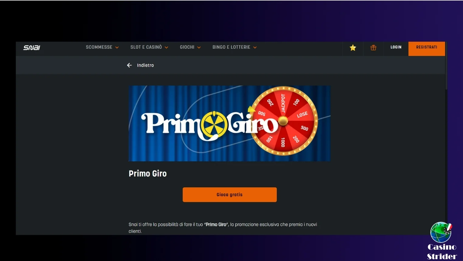 Ruota dei Fortuna Snai