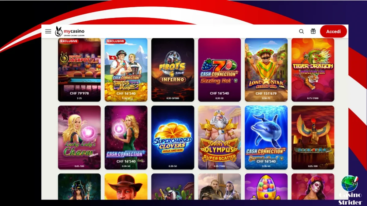 I giochi più popolari nei casinò online svizzeri