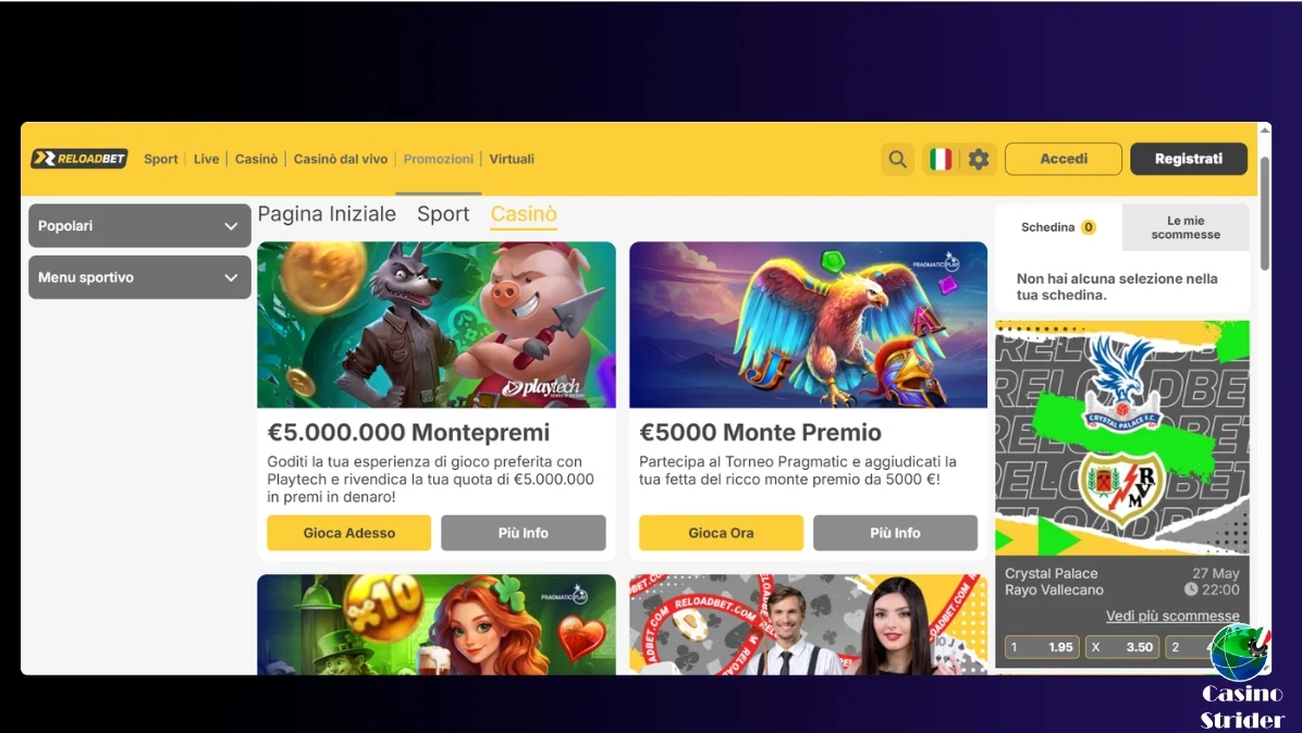 Bonus ReloadBet