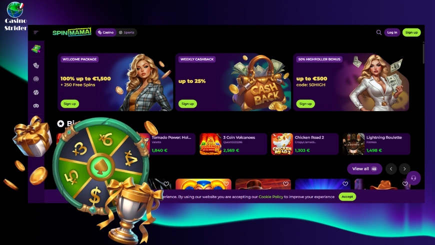 Bonus Spinmama Casino