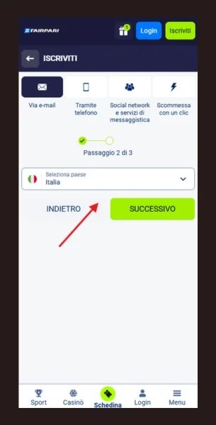 FairPari scegliete il Paese