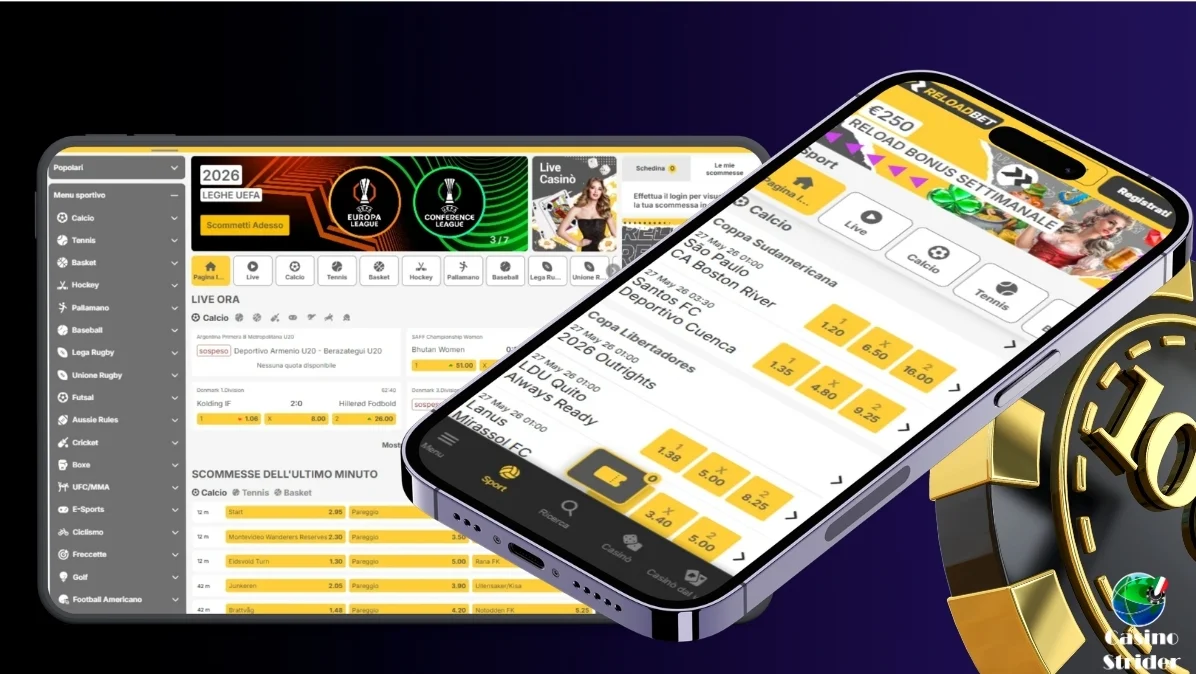 ReloadBet da mobile