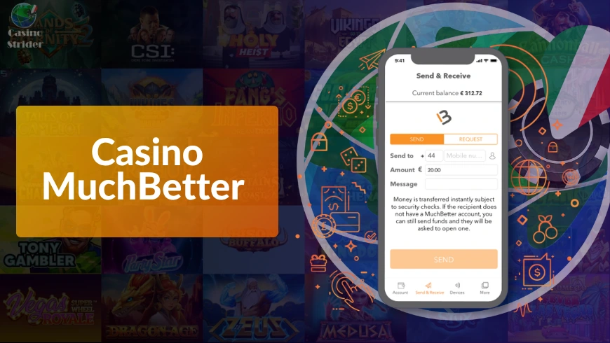 Casinò online con MuchBetter per depositi e prelievi