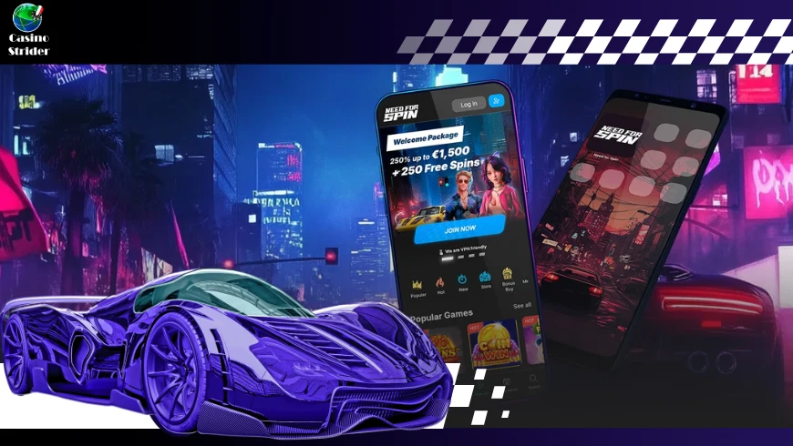 Esperienza mobile NeedforSpin casino