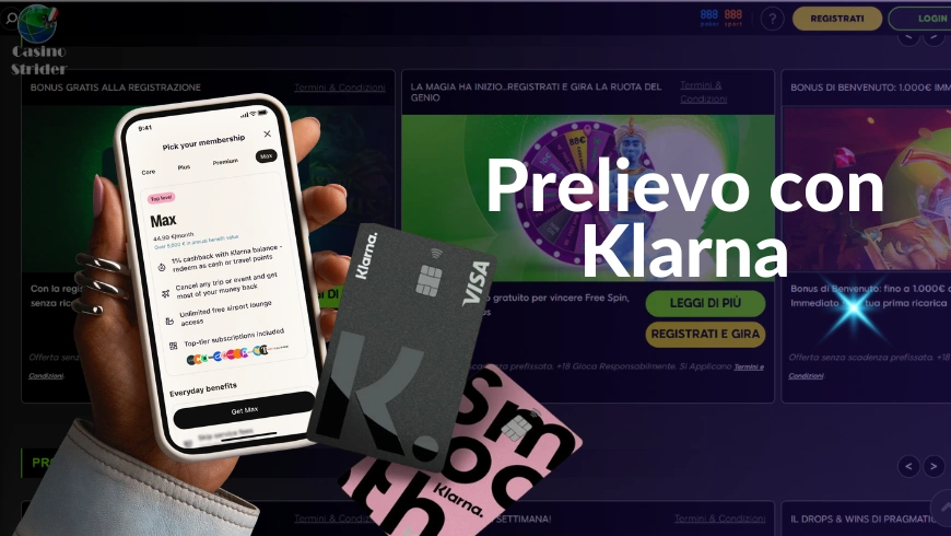 Prelievo con Klarna