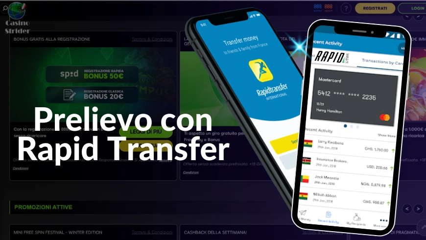Prelievo con Rapid Transfer