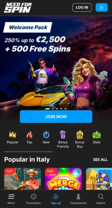 Sign Up Need For spin