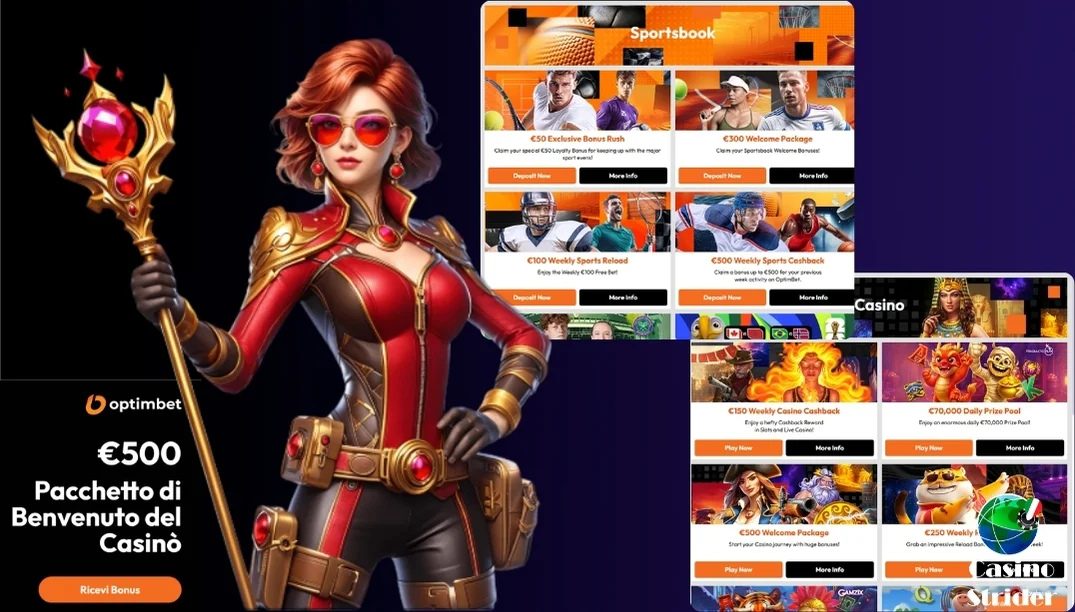 Bonus OptimBet casinostrider
