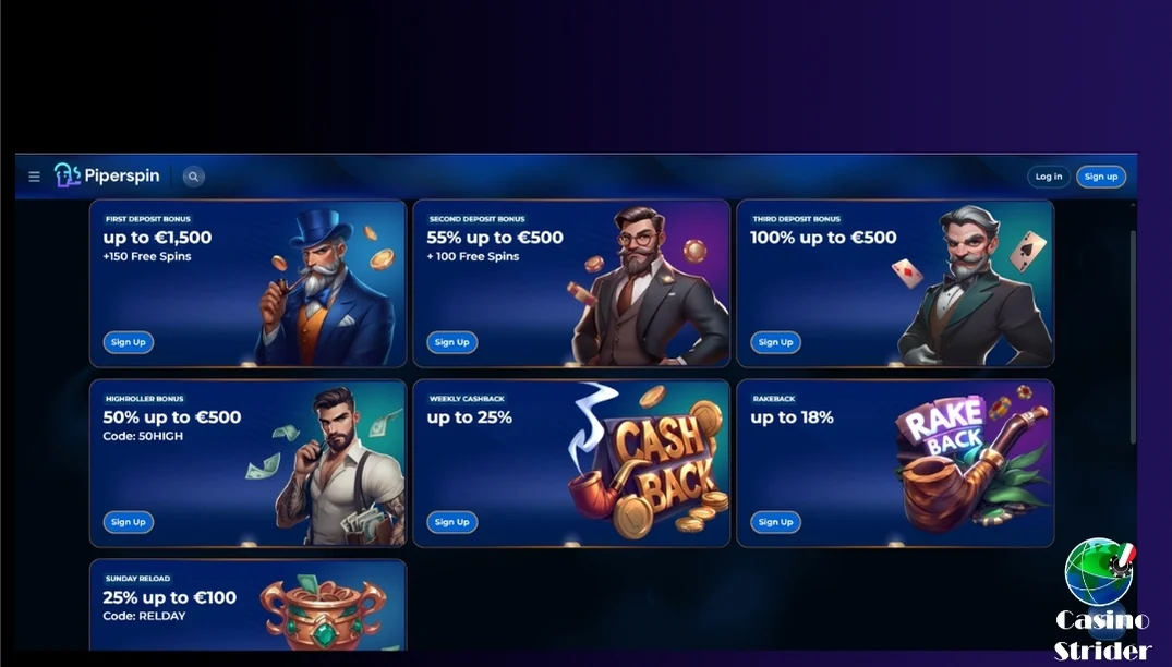 Bonus Piperspin Casino