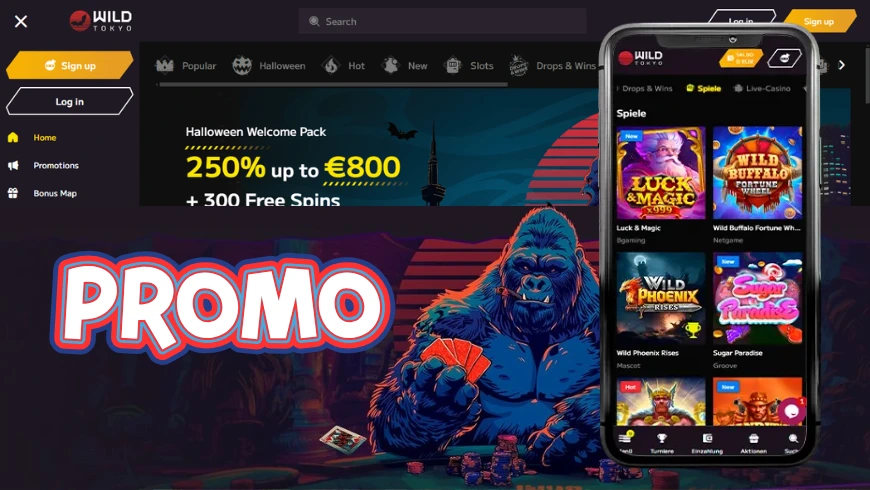 Codici Promozionali Wild Tokyo Casino