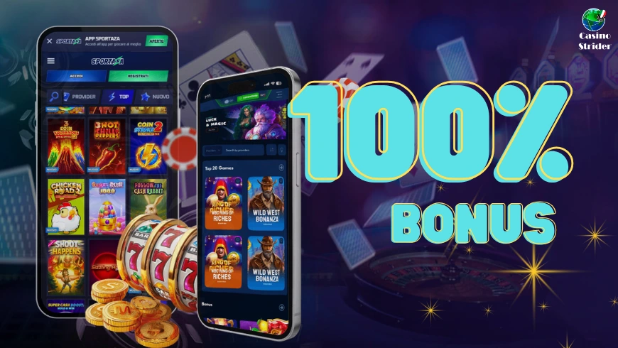 Come funziona davvero un bonus 100%