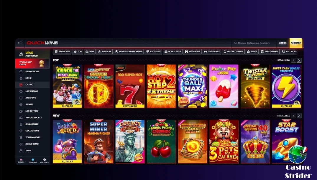 Giochi Quickwin Casino