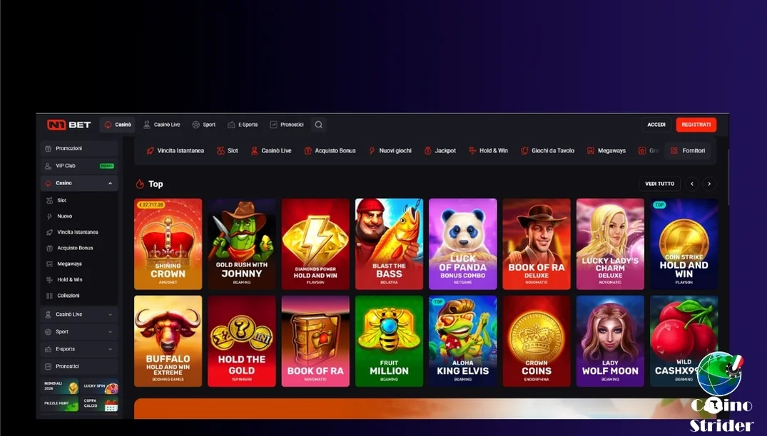 Giochi su N1Bet Casino